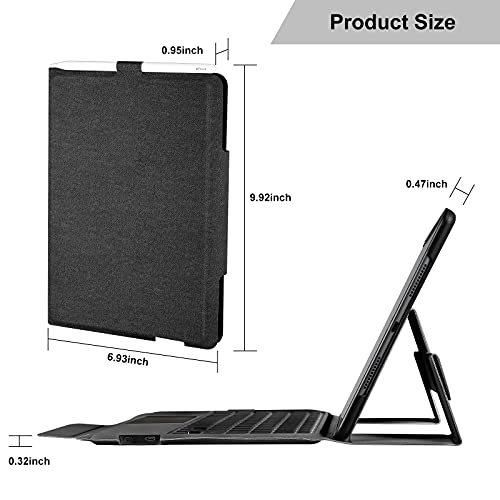 iPad Keyboard Case with Touchpad for 9.7 inch, iPad 2018 (6th Gen),iPad