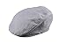 Bienzoe Boy's Cotton Linen Striped Flat Peaked Hat newsboy Golf Baker Denim 2/3