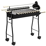 Outsunny Portable Charcoal BBQ Grills Steel
