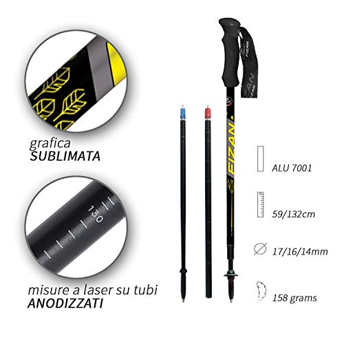 Fizan Compact, model Pluma wandelstokken en Nordic Walking, uniseks, volwassenen - Image 4