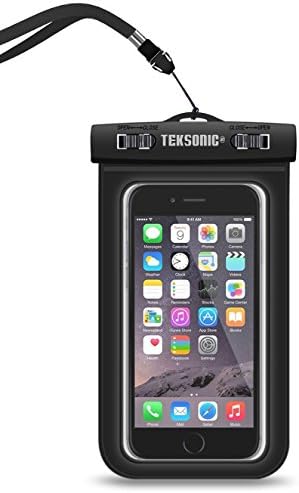 Waterproof Phone Bag, TekSonic Clear Universal Waterproof Case, Dry Bag, Pouch, Transparent Snowproof Dirtproof for iPhone 7 6 6S Plus SE 5S 5C, Samsung Galaxy S7 S6 edge, Note 5 4 3 2