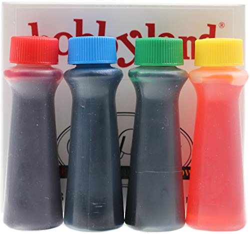 Hobbyland Assorted Food Coloring Liquid Set (Red, Yellow, Blue, Green.3 fl oz Bottles)