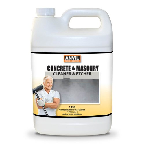 Anvil Concrete and Masonry Cleaner and Etch, 1 Gallon (128 Oz) Concentrate
