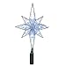 Kurt Adler 10-Light 10-1/2-Inch Clear LED 8-Point Star Treetop