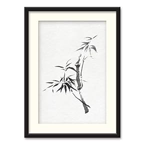 Black Paper Framed Canvas Wall Art...