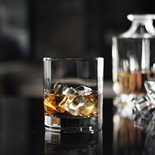 Whiskey-Gläser, Premium, 325 ml, Scotch-Gläser, 6 Stück, altmodische Whiskey-Gläser, perfekte Idee für Scotch-Liebhaber, Stil-Glaswaren für Bourbon-/Rum-Gläser, Bar-Whiskey-Gläser, transparent – Bild 6