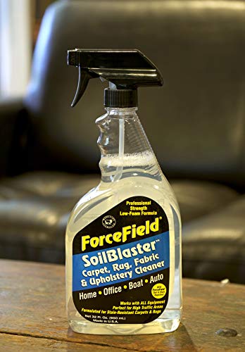 Forcefield Soilblaster - Fabric, Upholstery and Carpet Cleaner Concentrate Kit - Professional Strength Deep Stain Remover For Carpet, Rugs, Pet Spots - Concentrate Makes Up To 2 Gallons