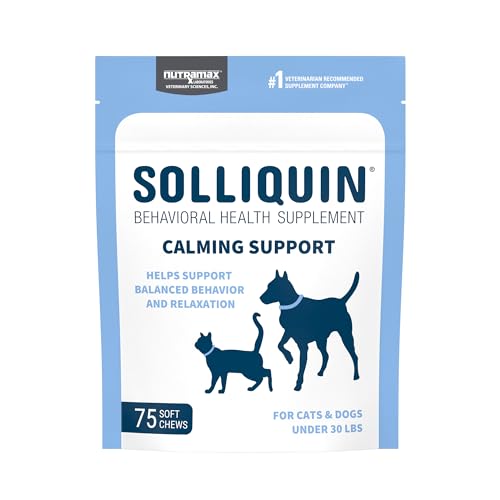 Nutramax Solliquin Calming Behavioral Health Supplement Nutramax Solliquin Calming Behavioral Health Supplement