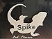 Bearded Dragon Personalized Vinyl Decal Car Window Decal Laptop Sticker, Aquarium White 3"x2.5"