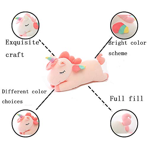 image for AIXINI Unicorn Stuffed Animal Plush Toy, 31.5 Inch Cute Soft Unicorn P