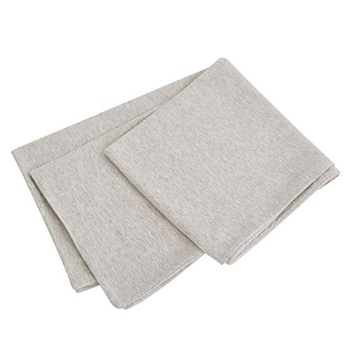 MoMA 100% Jersey Cotton Body Pillow Cover with Zipper - Luxury Soft Removable Body Pillow Case - Long Body Pillow Cover - Knitted Cotton Pillowcase (Cream, 21"X54")