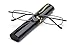 Newbee Fashion Pocket Reader Reading Glasses Spring Temple Aluminum Case Black +1.25