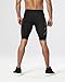 2XU Men's Elite MCS Compression Shorts, Black/Gold, Large