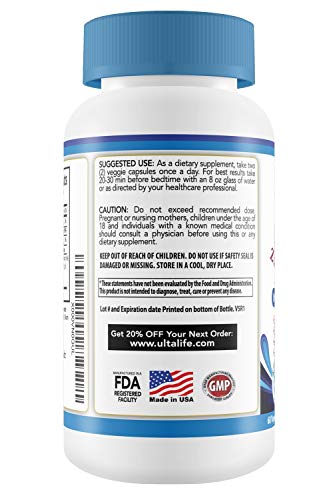 Perfect Sleep Natural Sleep Aid Pills - Fast Relaxation - Stay Asleep - Wake Up Refreshed - Safe Non-Habit Forming Formula w/Melatonin & Valerian Root - 100% Money Back Guarantee