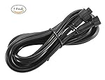 QACA 5PCS 9.84ft 3m Extension Cable Wire Cord with Male and Female 2Pin Connectors at Both Ends for Single Color LED Deck Lights