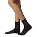 adidas Unisex Energy Running Mid-Crew Sock (1-Pair), Black/Solar Green, Large, (Shoe Size 9.5-12)