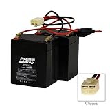 Razor Crazy Cart Replacement Batteries + Wiring Harness By Beiter DC Power