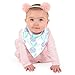 ana baby 8-Pack Baby Bandana Drool Bibs for Drooling and Teething, 100% Organic Cotton, Soft and Absorbent,Bibs for Baby Girls