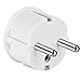 Yubi Power European German Schuko Power Plug Adapter 10 Pack - Shucko Type E/F for France, Germany, Spain, Sweden, Turkey, Ukraine and More!