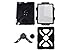 Pepkoo Ipad 2/3/4 Case Plastic Kid Proof Extreme Duty Dual Protective Back Cover with Kickstand and Sticker for Ipad 4/3/2 - Rainproof Sandproof Dust-Proof Shockproof (Black/Olive)