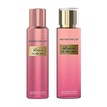 Women's secret Love Is In The Air Combo of Body Mist and Deodorant for Girls - Pack of 2