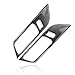 Carbon Fiber Inner Car Door Handle Frame Trim Cover 2pcs for Ford Mustang 2015-2019