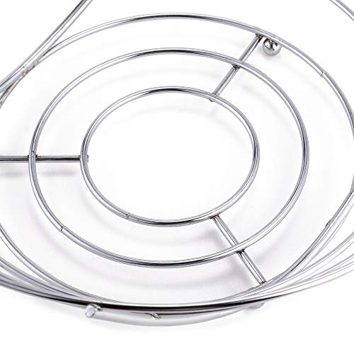 11 Inch Stainless Steel Fruit Basket Wire Metal Banana Holder Hanger Kitchen Storage Counter Organization Food Storage Accessories