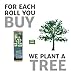 Bambooee Paper Towel Replacement 30-Sheet Roll, As Seen on SharkTank, We plant a tree with everyroll sold
