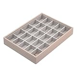 STACKERS ‘CLASSIC SIZE’ Blush Pink 25 section STACKER Jewelry Box