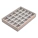 STACKERS ‘CLASSIC SIZE’ Blush Pink 25 section STACKER Jewelry Box