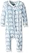 KicKee Pants Print Coverall with Snaps (0-3 Months, Pond Elephant)