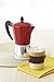 IMUSA USA B120-42T Aluminum Stovetop Coffeemaker, Espresso Machine, 3-Cup, Red