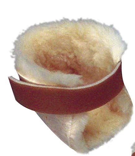 Thorpe Mills Heel Protectors - Wool Pile/Polyester - Helps Prevent Pressure Sores (Wool Pile)