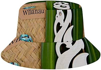 Henua Nz Maori - Whanau - Family Theme Unisex Reversible Packable Bucket Hat Summer Adult Fisherman's hat Sun hat for Men Women