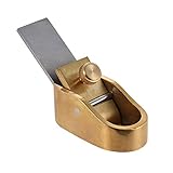 ammoon Convex Curved Sole Woodworking Plane Cutter Brass Luthier Tool for Violin Viola Cello Wooden Instrument