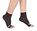Zoomie's Plantar Fasciitis Socks - Heel, Arch Support Socks, Achilles Tendon and Ankle Support Brace - Foot Sleeve - 1 Pair (Black, Large)