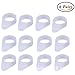 Ioffersuper 6 pairs 9mm Silicone Loops BTE Behind The Ear Hearing Aid Clip Adaptor