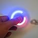 Foreveryang| LED Light Hand Spinner Fidget Toys, LED Light Fidget Hand Spinner Toys for ADHD/ EDC Anxiety Autism Stress Relief Toy Finger Spinner Light In The Dark-Gold