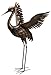 Regal Art & Gift Outdoor Garden Décor, Unique Bird Sculpture, Rustic Metal Bird Statues, Garden Ornaments, Bird Figurine for Lawn, Decorative Sculpture, Crane, Multi, Wings Up, 44