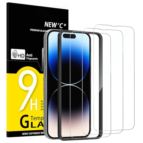 NEW'C 3 Pack Designed for iPhone 14 Pro Screen Protector... en promo sur Amazon