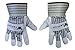 JustForKids Kids Work and Gardening Gloves with Rubberized Safety Cuff, Children and Youth age 6 Years Old, Premium Leather and Cotton