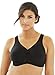Glamorise Full Figure Plus Size MagicLift Active Support Bra Wirefree #1005 Black