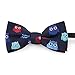 TOPTIE Adjustable Dog Bow Ties Collar Christmas Festival Pet Bowties Neckties for Party Grooming Accessories-Set A
