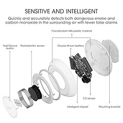 X-Sense 10-Year Battery Combination Smoke and