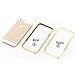 Moon Monkey Diamond Crystal Bling Aluminum Metal Bumper Hard Gold Case Cover for Iphone 5 5s (Black)