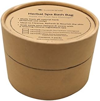 Foot Soak With Nature Herb For Bath Spa and Foot Spa Fights Fungus & Bacteria (5 Bags/Pack, HB3 (Moxa, Acorus Gramineus, Eupatorium fortunei Turcz))