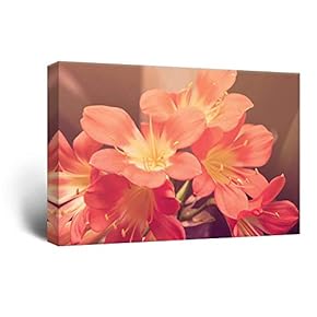 Canvas Wall Art - Red Flower Petals - Giclee Print Gallery Wrap Modern Home Art Ready to Hang - 12x18 inches