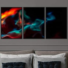 signwin 3 Piece Framed Canvas Wall Art Abstract...