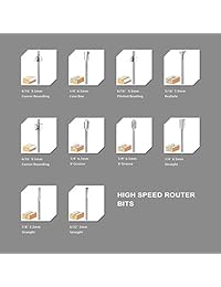 Juego de fresas giratorias de carburo de tungsteno