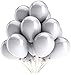 LONHEO Silver Latex Balloons 100pcs/lot 12 inch 2.8g Thicken Balloon Halloween Wedding Party Birthday Balls Classic Toys